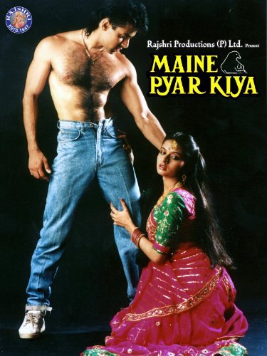 Poster of Maine Pyar Kiya 1989 720p Hindi HDRip Full Movie Download
