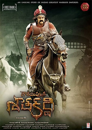 Poster of Gautamiputra Satakarni 2017 Hindi Dubbed 720p HDRip Download