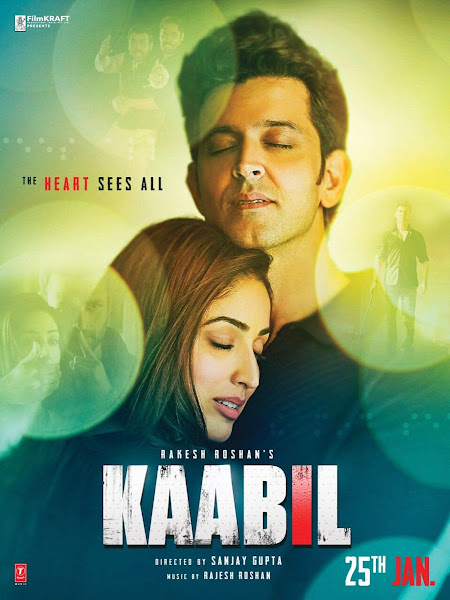 Poster of Kaabil 2017 Hindi 720p HDRip x264 1GB Full Movie Download