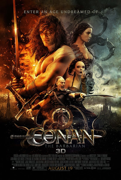 Poster of Conan The Barbarian 2011 UnRated 720p Hindi BRRip Dual Audio Download