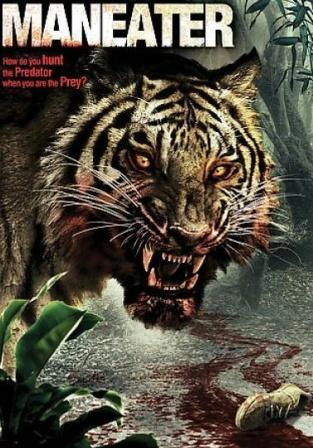 Poster of Maneater 2007 Hindi 720p DVDRip Dual Audio Full Movie Download