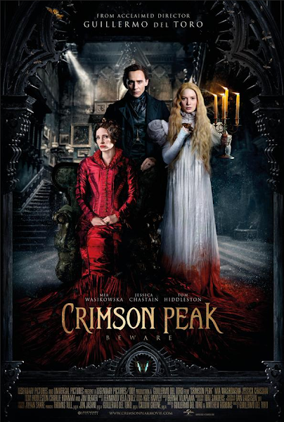 Poster of Crimson Peak 2015 720p Hindi BRRip Dual Audio Full Movie Download