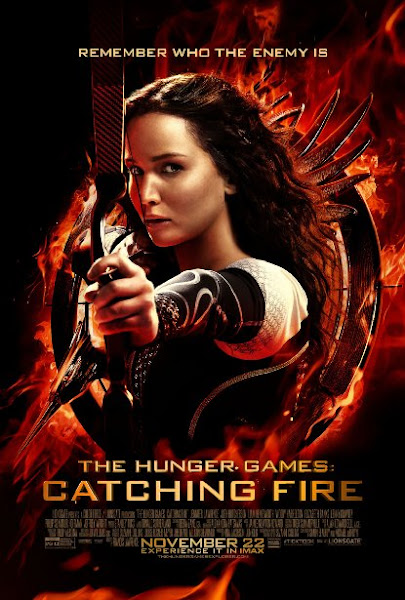 Poster of The Hunger Games Catching Fire 2013 Dual Audio 720p BluRay ESubs Download