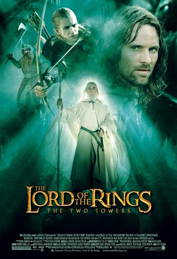 Poster of The Lord of the Rings 2 (2002) Extended 720p Hindi BRRip Dual Audio