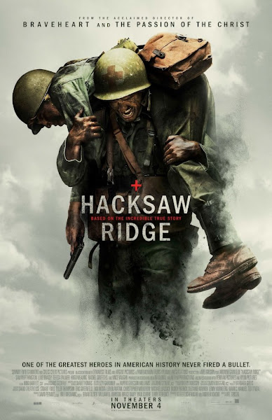 Poster of Hacksaw Ridge 2016 Full Movie 720p English BluRay Download With ESubs
