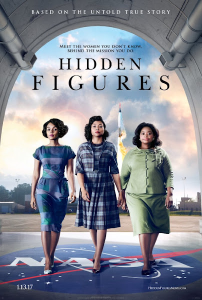 Poster of Hidden Figures 2016 Hindi 720p BRRip Dual Audio Full Movie Download