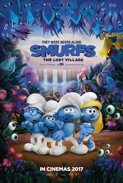 Poster of Smurfs The Lost Village 2017 Dual Audio 720p BluRay With ESubs Download