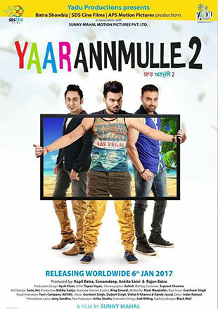 Poster of Yaar Anmulle 2 (2017) Full-Punjabi-Movie-720p-HDRip x264 950mb Download