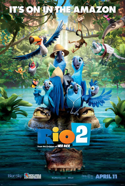 Poster of Rio 2 (2014) 720p Hindi BRRip Dual Audio Full Movie Download
