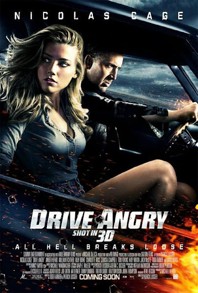 Poster of Drive Angry 2011 UnRated 720p Hindi BRRip Dual Audio Full Movie Download