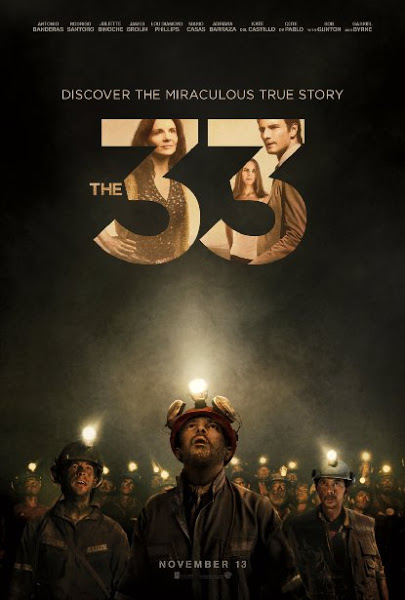 Poster of The 33 (2015) 720p English BRRip Full Movie Download