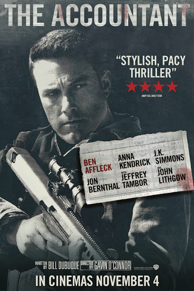 Poster of The Accountant 2016 [English] 720p-ESubs-BluRay Full Movie Download