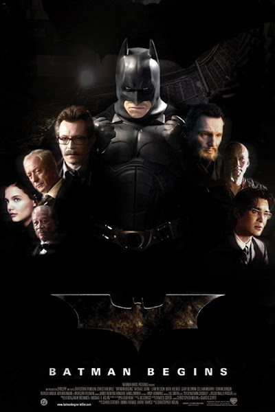 Poster of Batman Begins 2005 Dual Audio 720p BluRay With ESubs Download