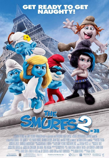 Poster of The Smurfs 2 (2013) 720p Hindi BRRip Dual Audio Full Movie Download