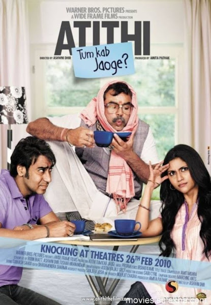 Poster of Atithi Tum Kab Jaoge 2010 720p Hindi DVDRip Full Movie Download