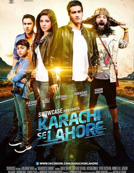 Poster of Karachi Se Lahore 2015 720p Urdu DVDRip Full Movie Download Free