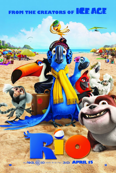 Poster of Rio 2011 720p Hindi BRRip Dual Audio Full Movie Download