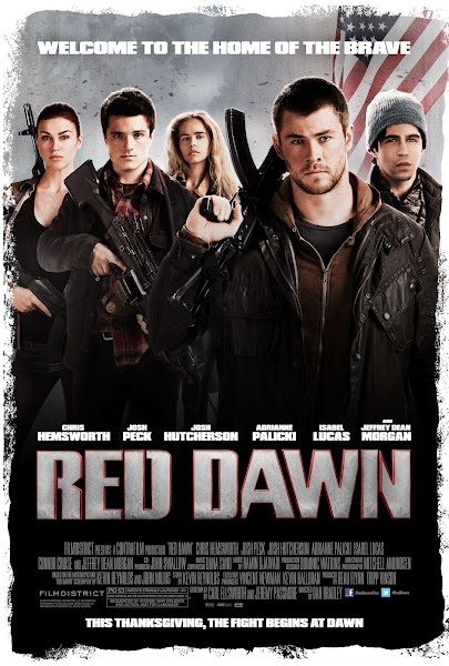 Poster of Red Dawn 2012 720p Hindi BRRip Dual Audio Full Movie Download