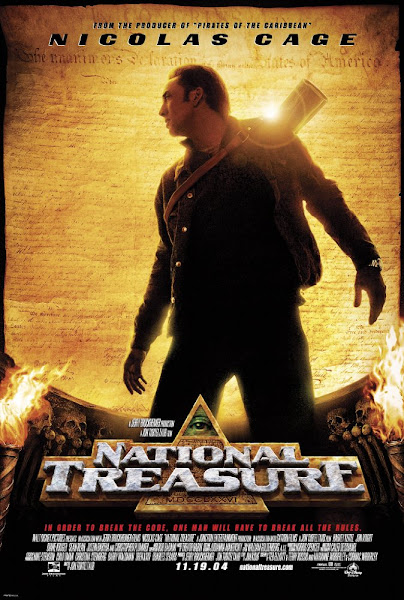 Poster of National Treasure 2004 720p Hindi BRRip Dual Audio Full Movie Download