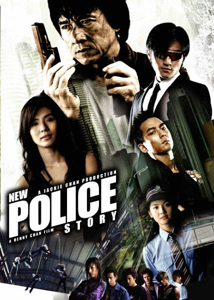 Poster of New Police Story 2004 Hindi 720p BRRip Dual Audio Full Movie Download