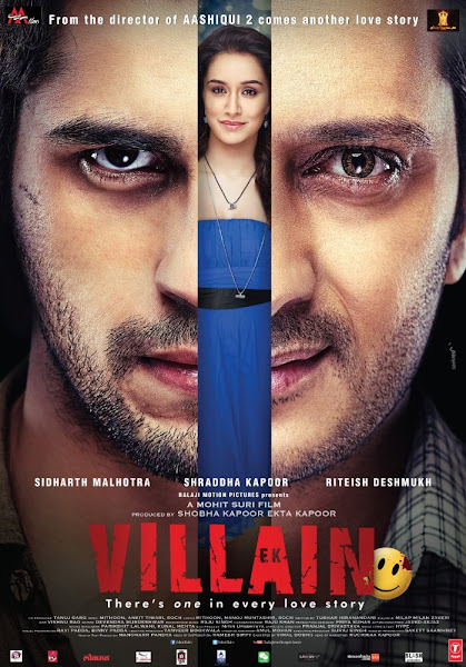 Poster of Ek Villain 2014 Full Movie 720p Hindi BluRay With ESubs Download