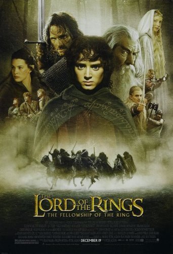 Poster of The Lord of the Rings 2001 ExTended 720p Hindi BRRip Dual Audio Full Movie