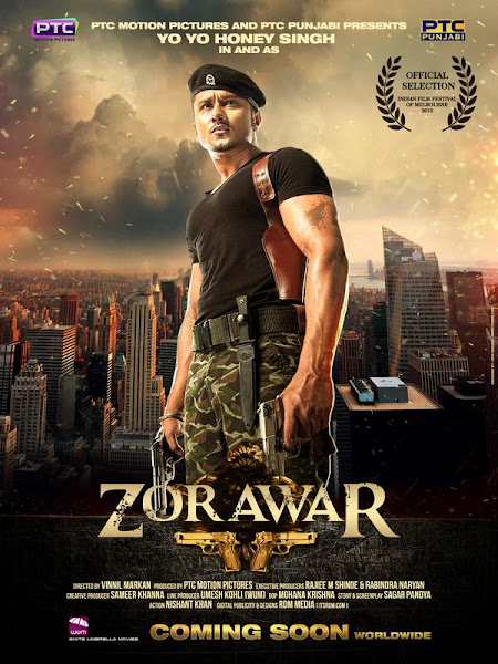 Poster of Zorawar 2016 Punjabi 720p HDTVRip Full Movie Download