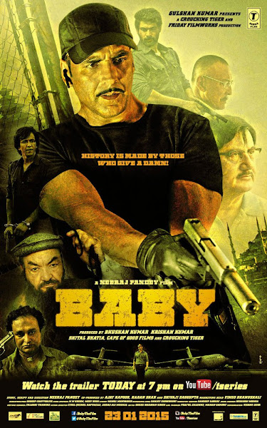 Poster of Baby 2015 720p Hindi BRRip Full Movie Download