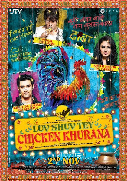 Poster of Luv Shuv Tey Chicken Khurana 2012 720p BluRay Hindi