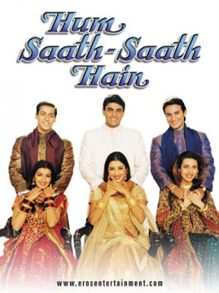 Poster of Hum Saath – Saath Hain 1999 Full Movie 720p Hindi HDRip Download