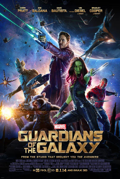 Poster of Guardians of the Galaxy 2014 Dual Audio [Hindi-English] 720p BluRay ESubs