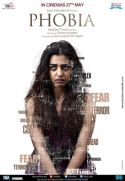 Poster of Phobia 2016 480p Hindi DVDRip Full Movie Download With ESubs