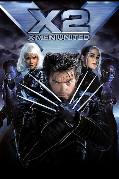 Poster of X-Men 2 United 2003 Hindi 720p BRRip Dual Audio Full Movie Download