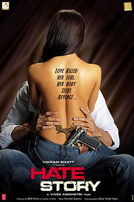 Poster of Hate Story 2012 UnCut 720p Hindi DVDRip Full Movie Download