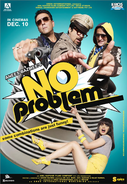 Poster of No Problem 2010 Full Movie 720p Hindi DVDRip With ESubs Download