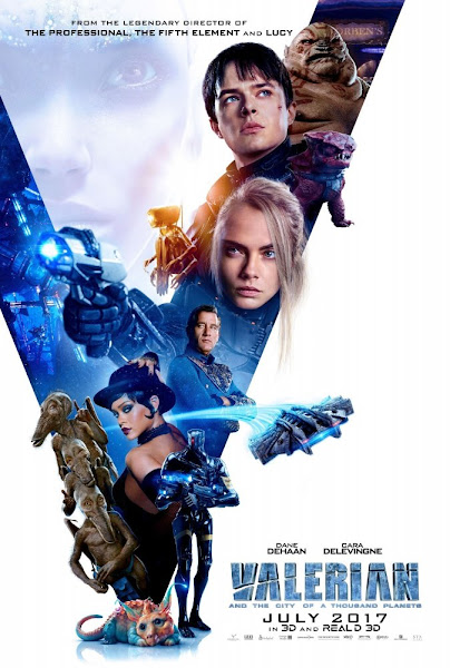 Poster of Valerian and the City of a Thousand Planets 2017 Dual Audio 1080p BluRay ESubs Download