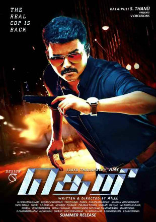 Poster of Theri 2017 Hindi Dubbed 720p HDRip With ESubs Download
