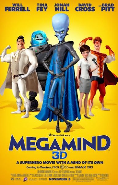 Poster of Megamind 2010 720p Hindi BRRip Dual Audio Full Movie Download